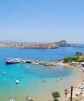 Lindos Bay Rhodes Greece